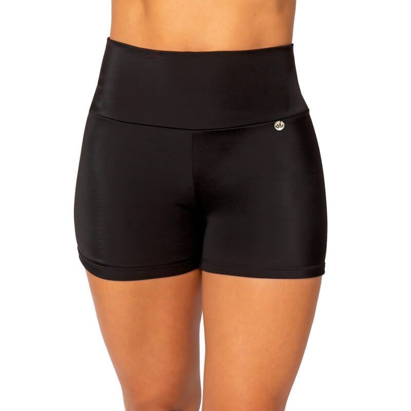 PRAIE - Panty de vestidos de baño PRAIE 0006Negro Short Cachetero