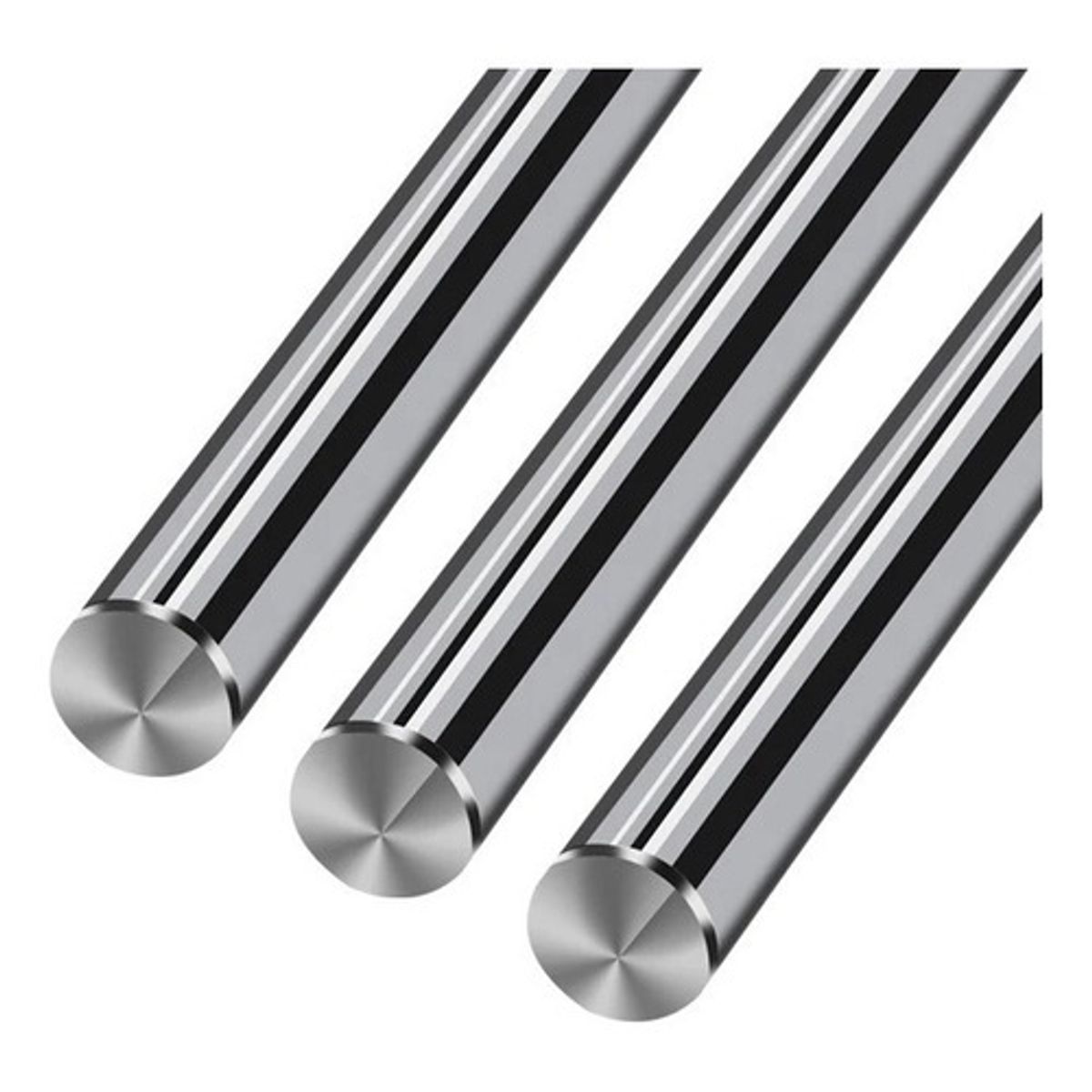 GENERICO - Varilla Lisa Acero Plata Diametro 16mm Longitud 1mt Smooth Rod