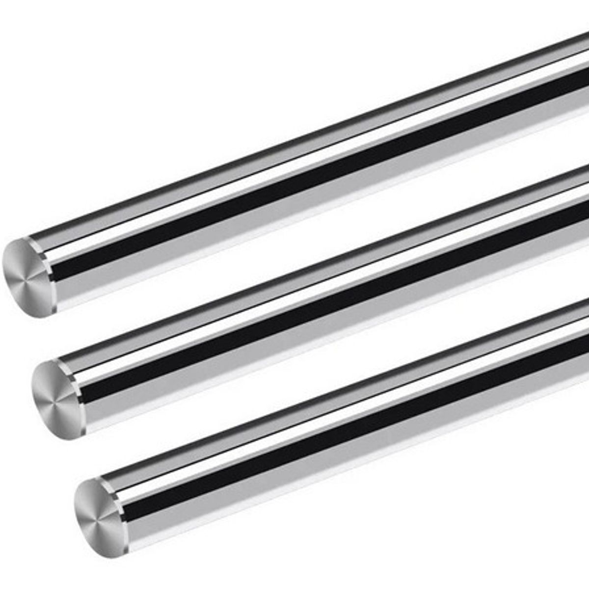 GENERICO - Varilla Lisa Acero Plata Diametro 16mm Longitud 1mt Smooth Rod