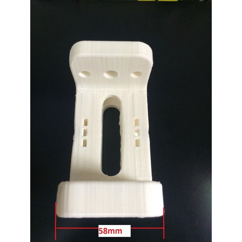 GENERICO - Carro Plastico PLA Eje Z Ruteadora Cnc Motor Nema17 Ejes 8mm