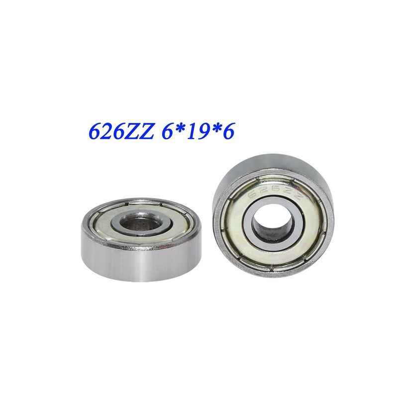 GENERICO - Rodamiento Radial Balinera 626zz 6x19x6mm Eje 6mm