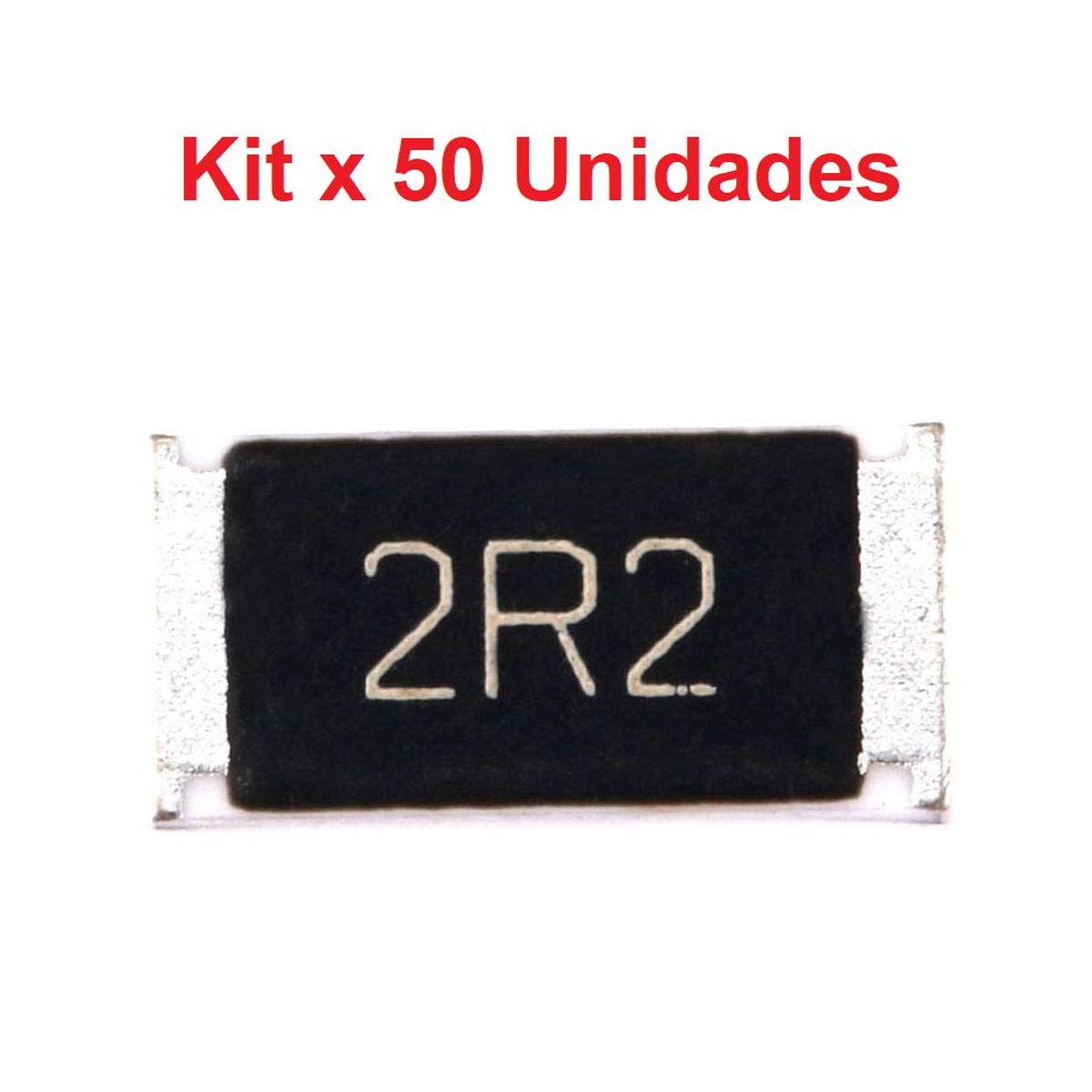 GENERICO - Resistencia Superficial 2.2 Ohmios 1/4w 2R2 Smd 1206 3216