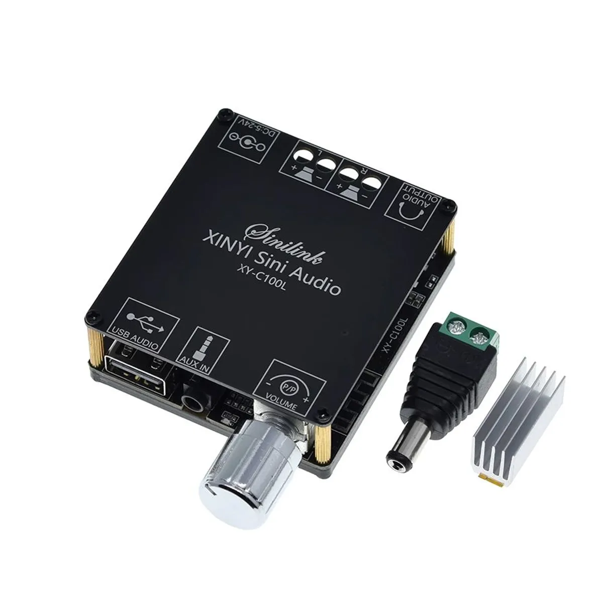 GENERICO - Amplificador Audio Bluetooth 5.0 TPA3116 XY-C100L 2x100W