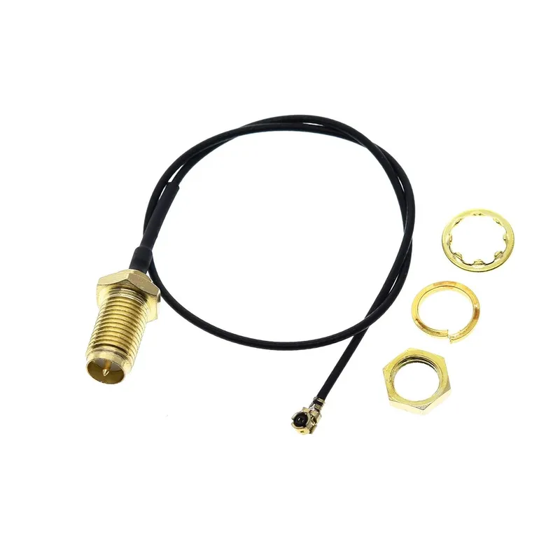 GENERICO - Cable Conector Antena RP SMA HEMBRA a IPX 1.13mm Long 5cm
