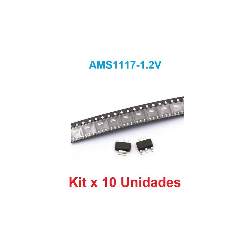 GENERICO - Regulador Voltaje Baja Caida Smd AMS1117 1.2V 800mA SOT-223