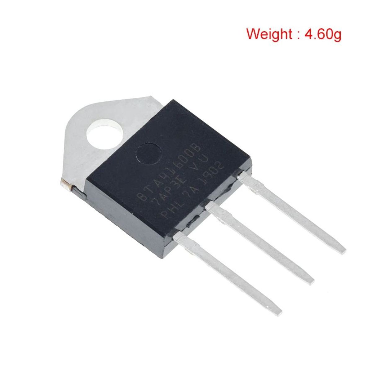 GENERICO - Transistor Triac Scr BTA41-600B 600V 40A TO-3P Alta Potencia
