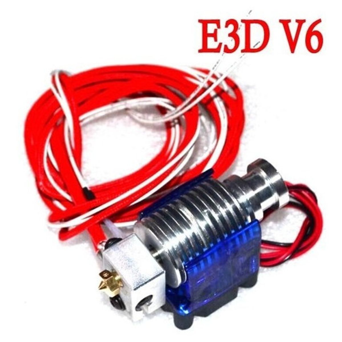 GENERICO - Extrusor Hotend Directo Corto E3dv6 1.75mm Sin Teflon All Metal
