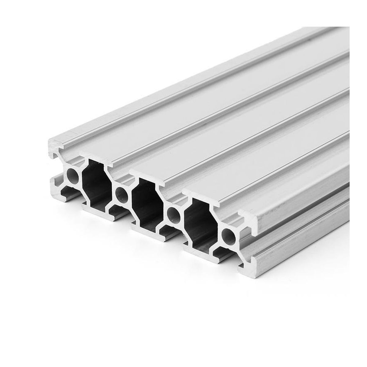 GENERICO - Perfil Extrusion Aluminio 20x80 2080 Estructural 1mt T Slot