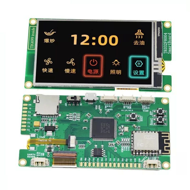 GENERICO - Tarjeta Desarrollo Pantalla Tactil TKM32F499GT8 ESP12F 3.2 Pulgadas