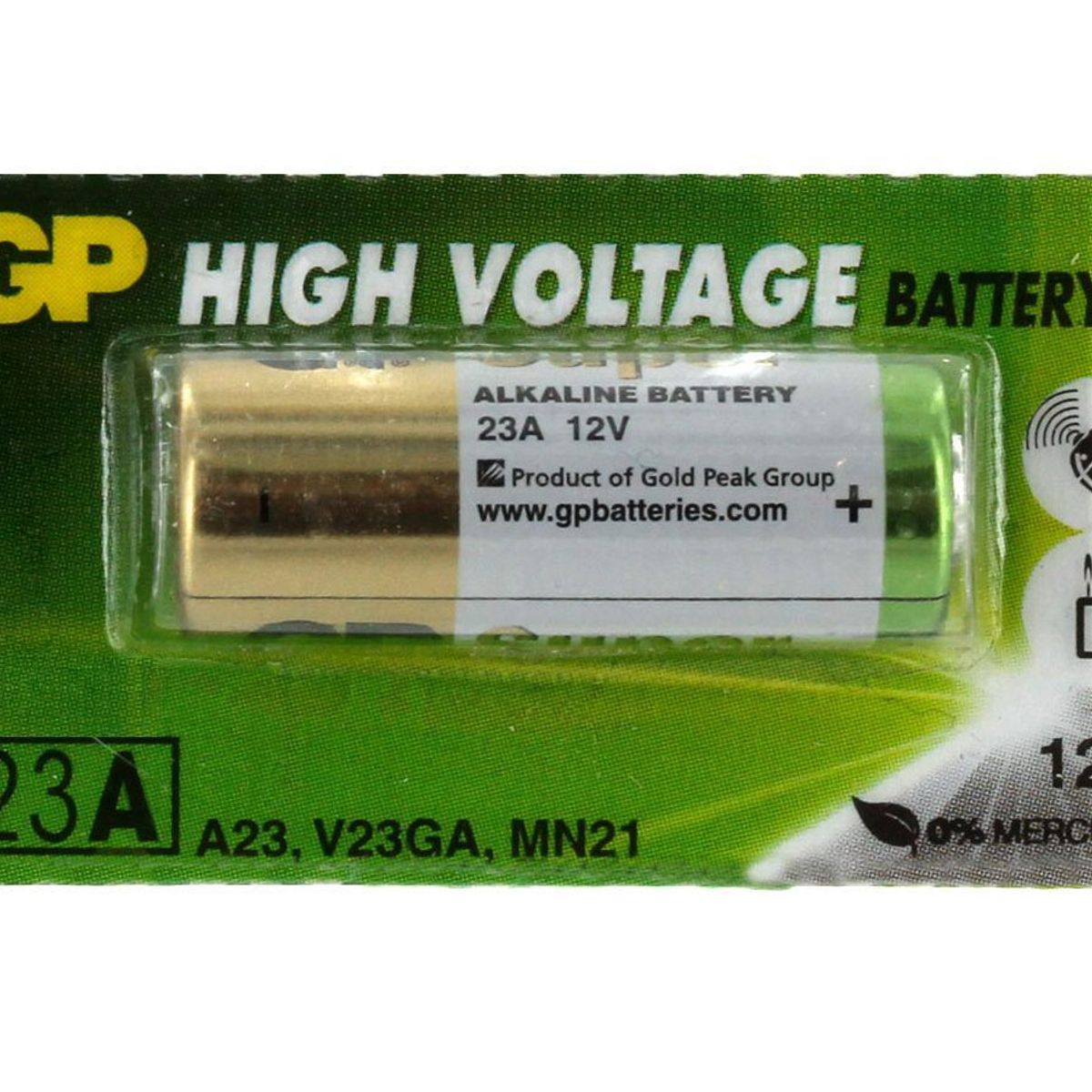 GENERICO - Bateria Pila Alcalina 23A A23 12V 33mAH 28x10mm Controles