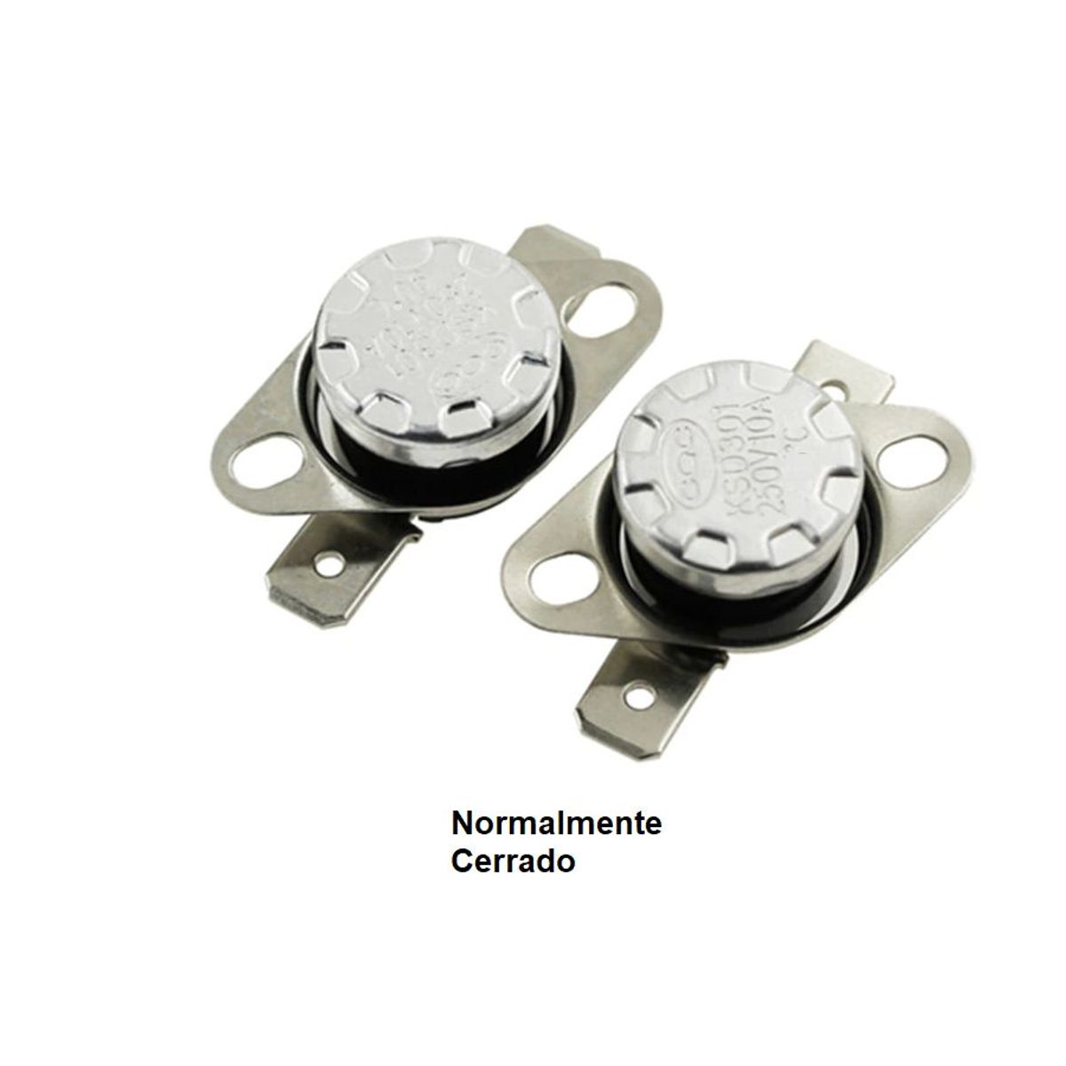 GENERICO - Termostato Automatico Temperatura KSD301 100°C 10A Normalmente Cerrado NC