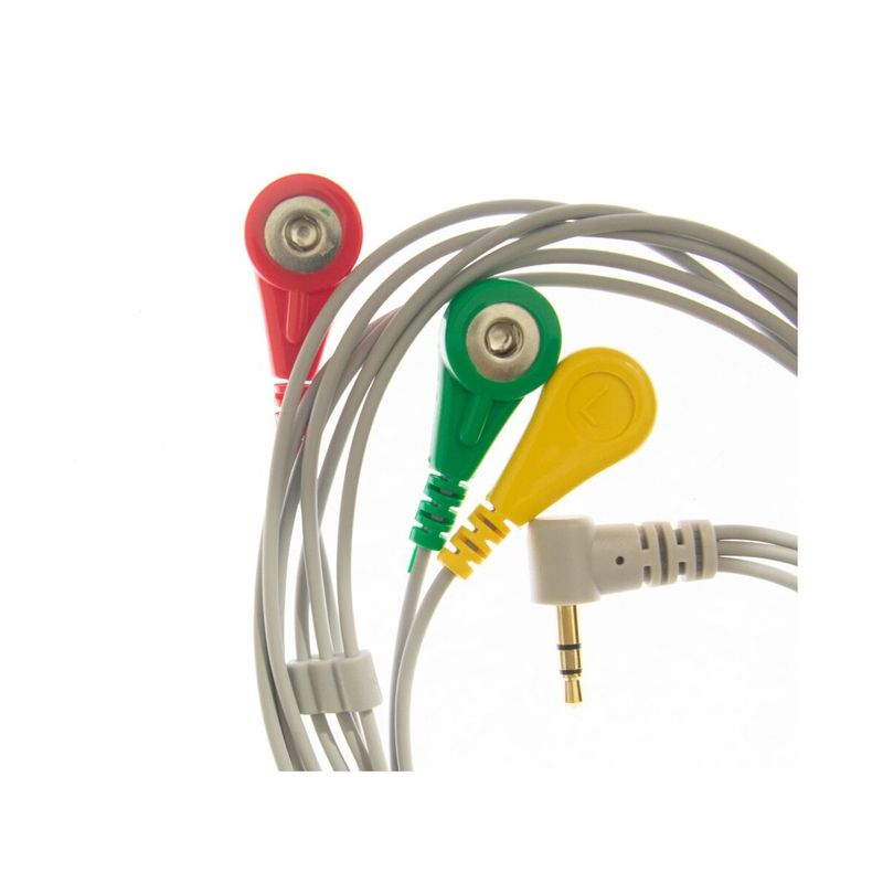 GENERICO - Cable Para Electrocardiografo AD8232 ECG Jack 2.54mm
