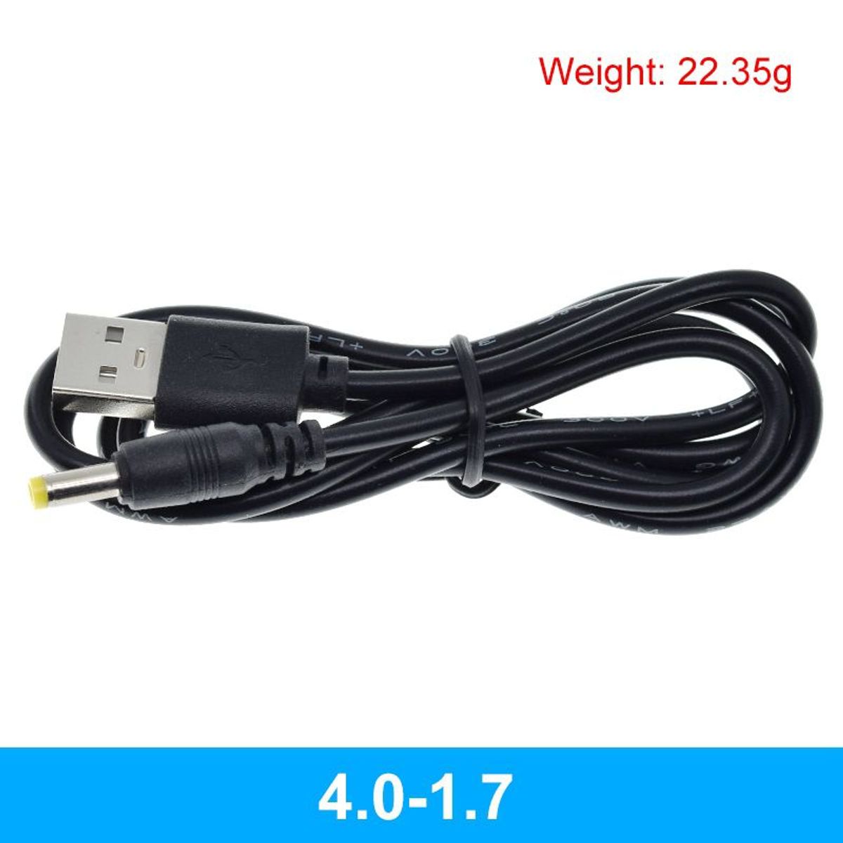 GENERICO - Cable Adaptador Usb A Plug 4x1.7mm 5V DC Longitud 82cm