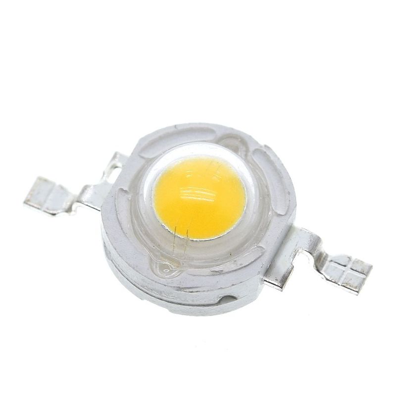 GENERICO - Led Potencia 1W Smd 300mA 3.4V 120° 100-120lm Blanco Calido