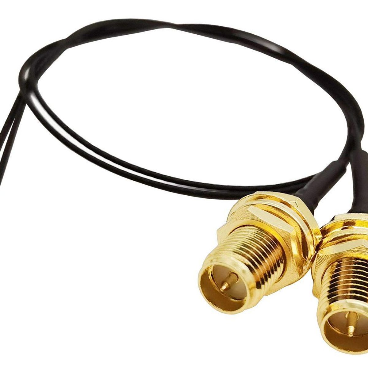 GENERICO - Antena Wifi Ufl IPEX4 MHF4 A SMA Hembra RP Cable 20cm Chasis