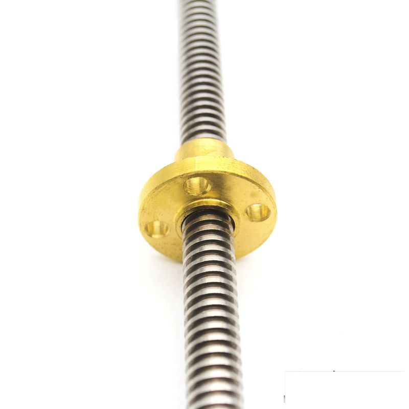 GENERICO - Varilla Roscada Diametro 8mm Longitud 60cm Avance Vuelta 4mm