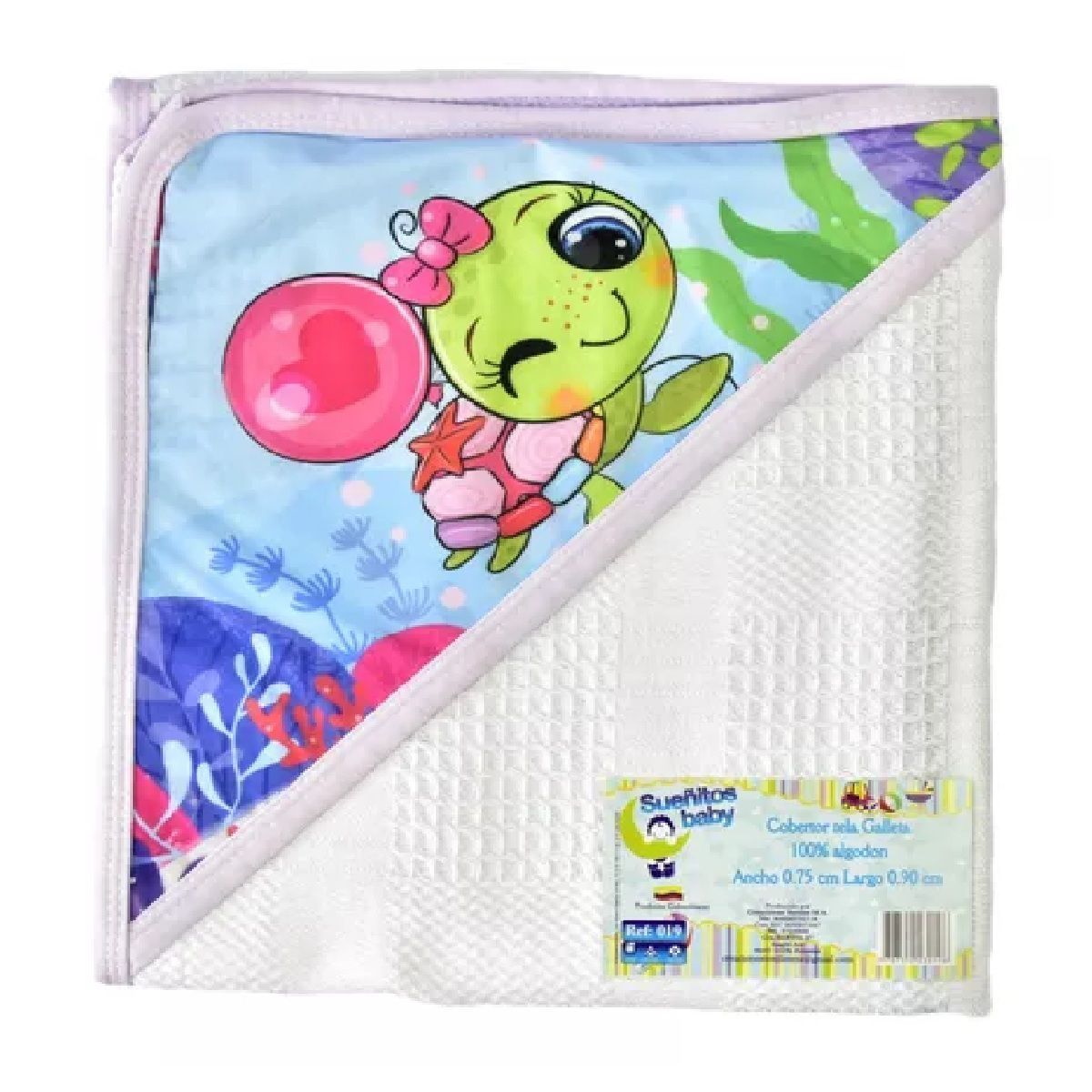 MUNDO BEBE - Cobertor cobija bebe Niña tela galleta