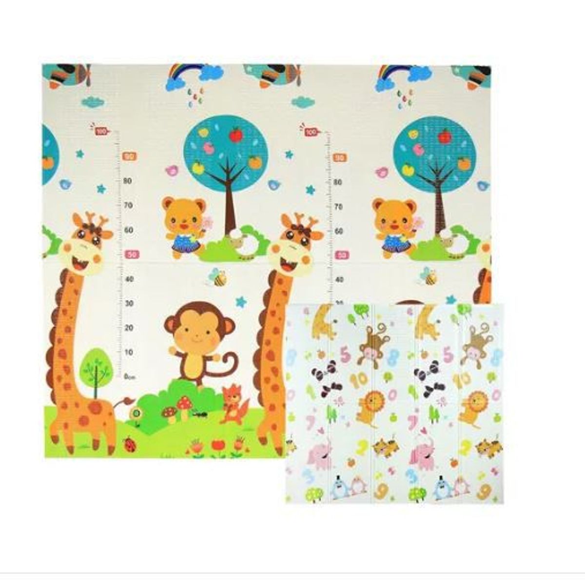 AMERICO SHOP - Tapete Para Bebe Plegable Extra Grande 180x200 Cm Doble Faz