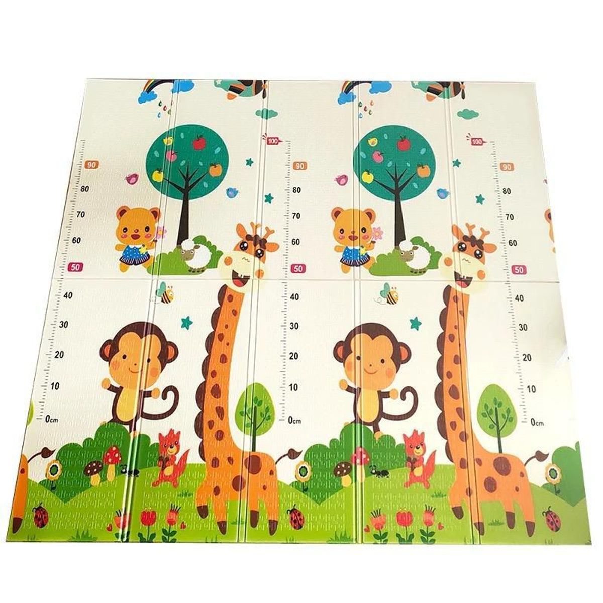 AMERICO SHOP - Tapete Para Bebe Plegable Extra Grande 180x200 Cm Doble Faz
