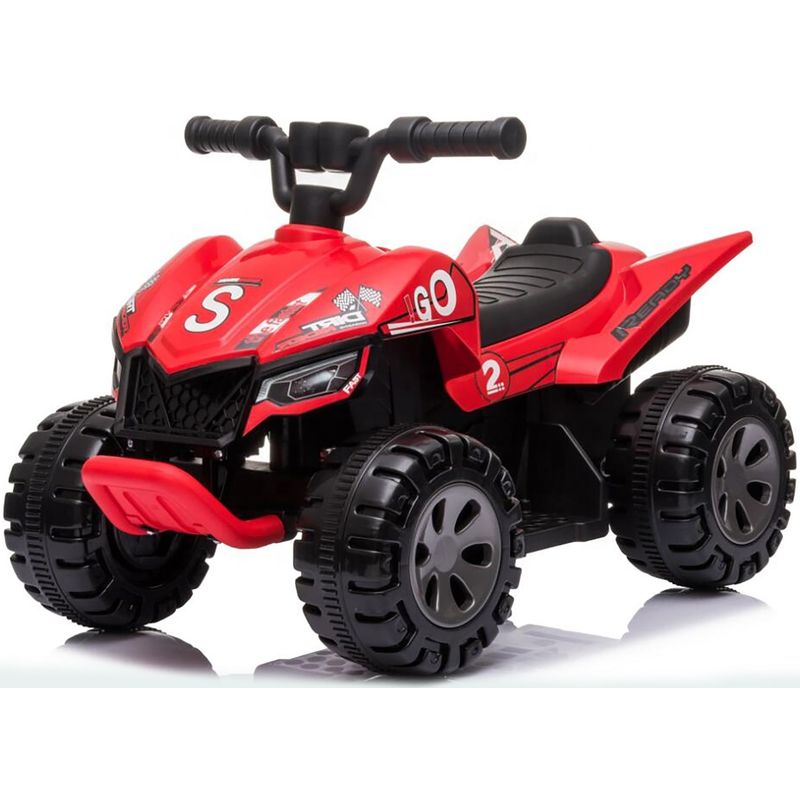 BEBESUNITA - Moto Cuatrimoto Electrica Niños 4 Años Usb Bluetooth - Rojo