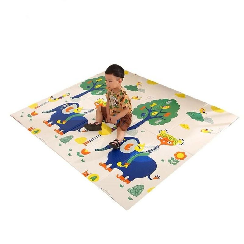 AMERICO SHOP - Tapete Para Bebe Plegable Extra Grande 200x180 Cm Doble Faz