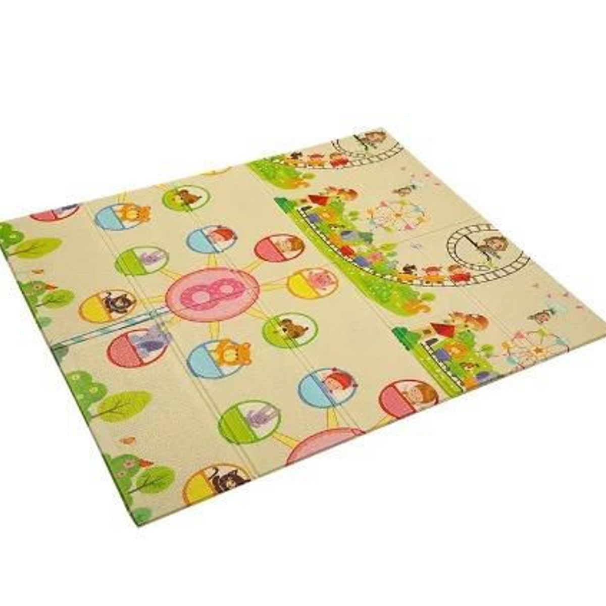 AMERICO SHOP - Tapete Para Bebe Plegable Extra Grande 200x180 Cm Doble Faz