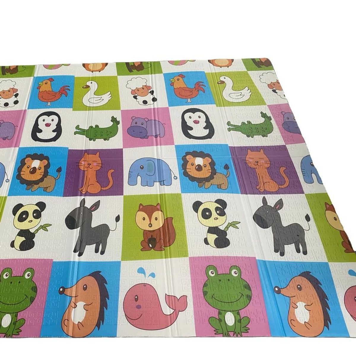 AMERICO SHOP - Tapete Para Bebe Plegable Extra Grande 200x180 Cm Doble Faz