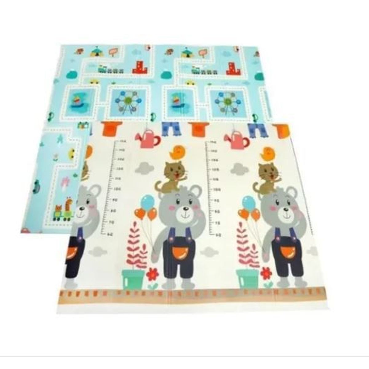 AMERICO SHOP - Tapete Para Bebe Plegable Extra Grande 200x180 Cm Doble Faz