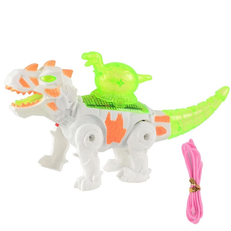 DAYOSHOP - Juguete De Dinosaurio Interactivo Musica Camina  Baterias