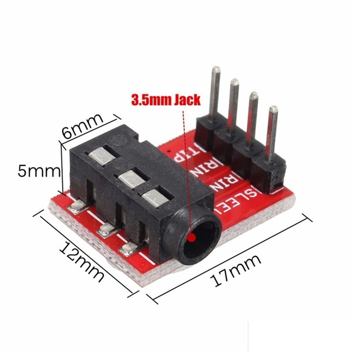 GENERICO - Conector TRRS Jack Plug Adaptador Audio Cjmcu-trrs 3.5mm