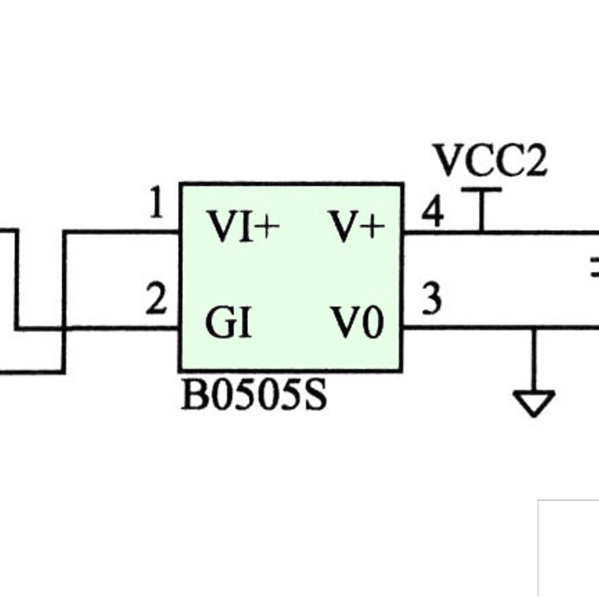 GENERICO - Modulo Regulador Dual DC DC Aislado B0505s 1W 200mA Galvanico