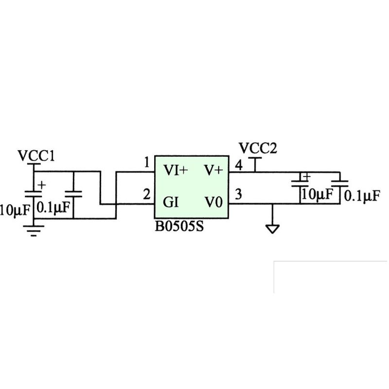 GENERICO - Modulo Regulador Dual DC DC Aislado B0505s 1W 200mA Galvanico