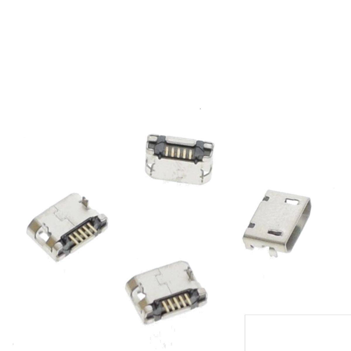 GENERICO - Conector Micro Usb Tipo B Receptor Hembra 5 Pin Socket Dip