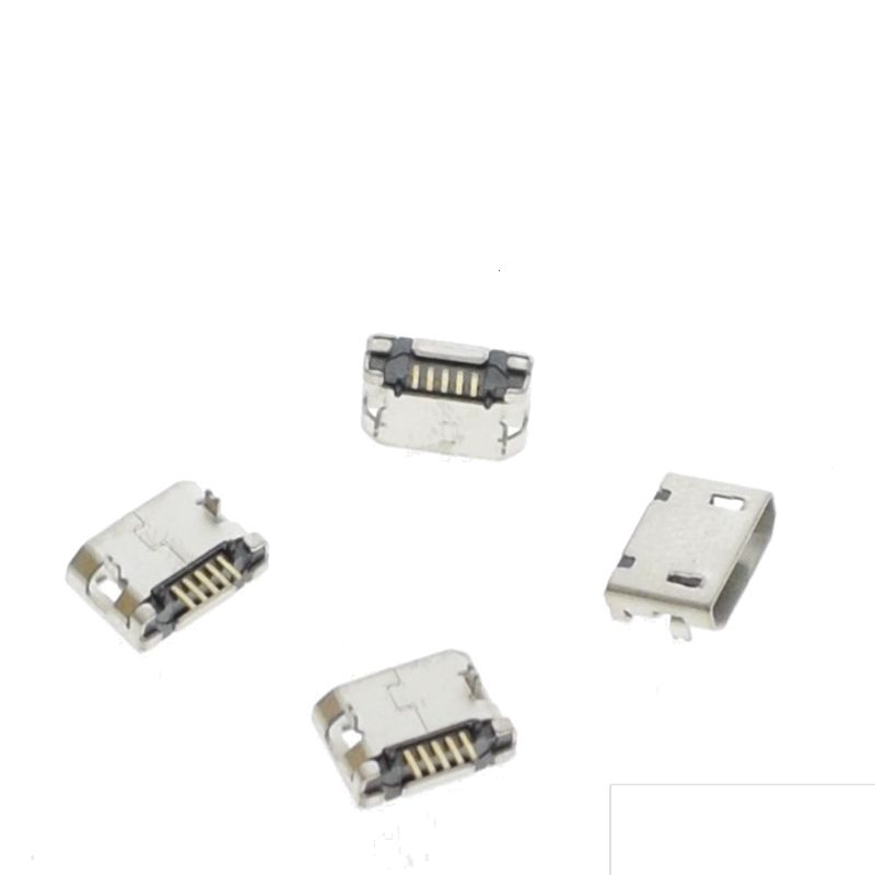 GENERICO - Conector Micro Usb Tipo B Receptor Hembra 5 Pin Socket Dip