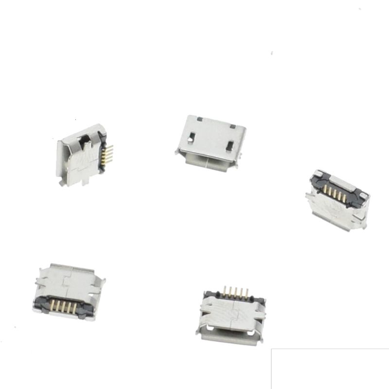 GENERICO - Conector Micro Usb Tipo B Receptor Hembra 5 Pin Socket Smd