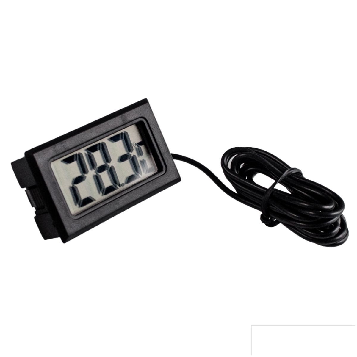 GENERICO - Termometro Digital Sonda Nevera Incubadora -50~110C color Negro