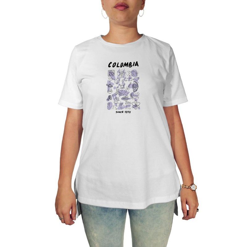 SIABATTO - Camiseta Colombia 1810 Mujer - 46641