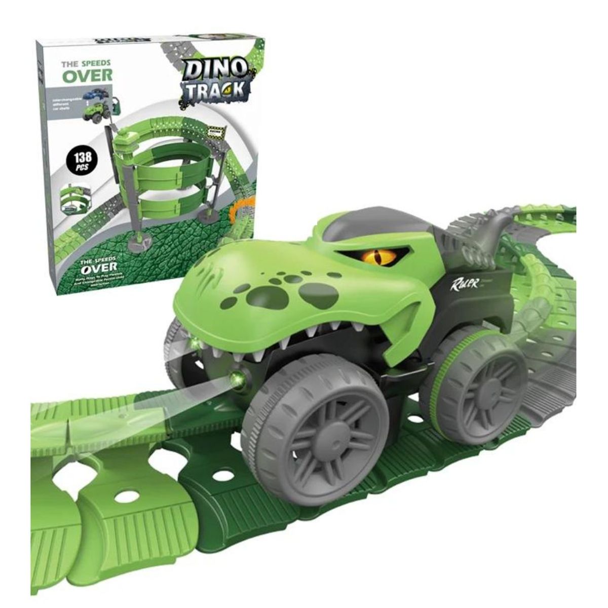 GENERICO - Pista De Carros De Dinosaurios DINO TRACK…