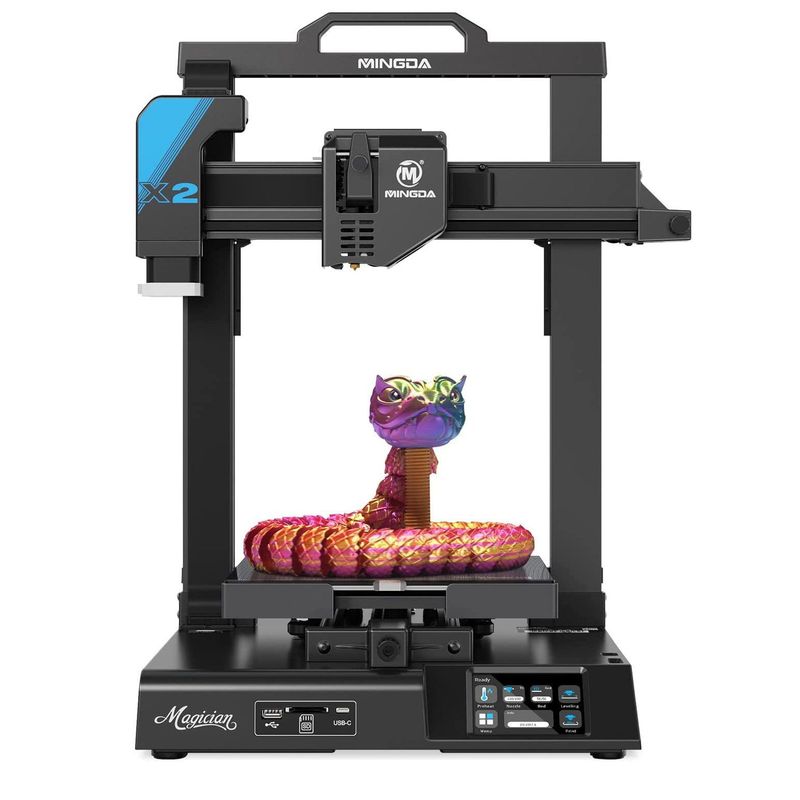 GENERICO - Impresora 3d Mingda Magician X2 Doble Eje Z 230x260x260mm Con Autonivelacion