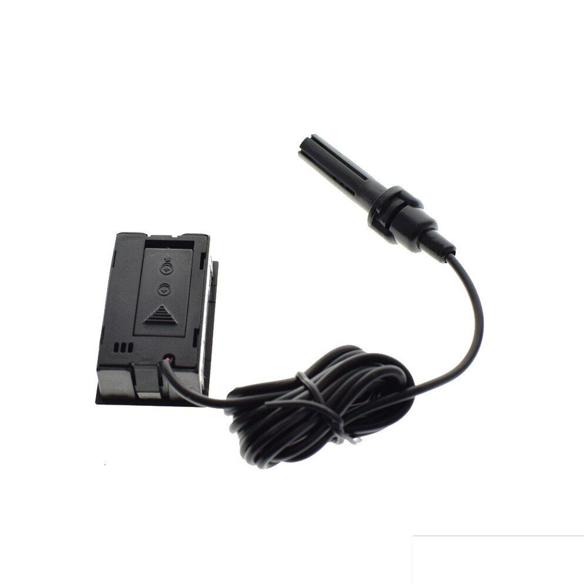 GENERICO - Termohigrometro Digital -50~70C Negro Sensor Temperatura Humedad Con Sonda