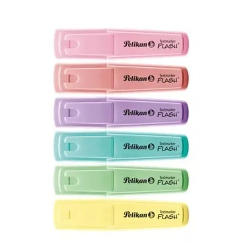 PELIKAN - Resaltadores Pelikan Colores Pastel X 6 Unidades