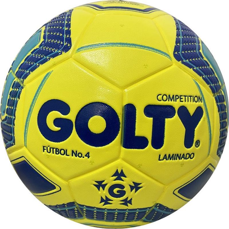 GOLTY - Balón De Fútbol Golty Competition On Laminado 4 Amarillo
