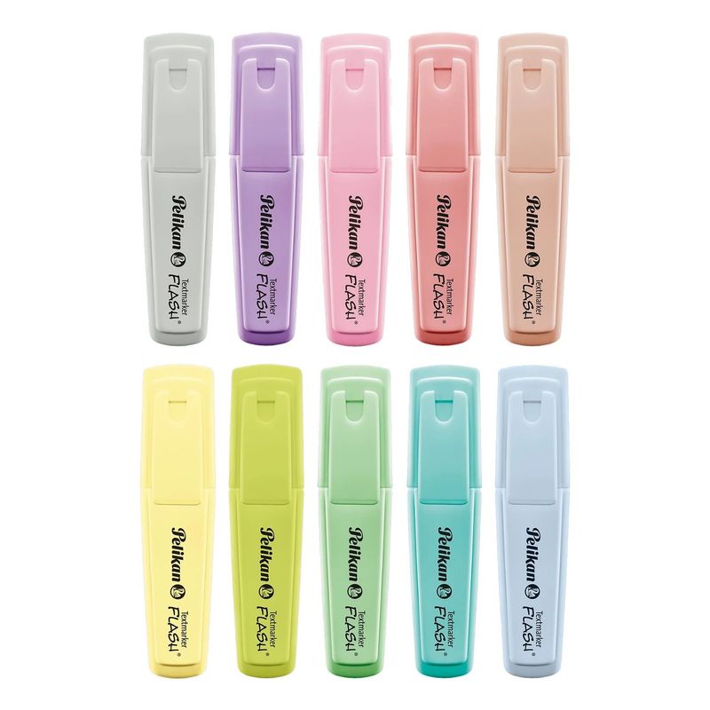 PELIKAN - Resaltadores Pelikan Color Pastel X 10 Unidades