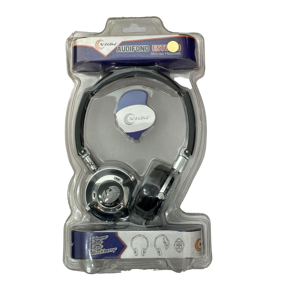 XKIM - Audifonos Estereo On Hear Xkim Negros