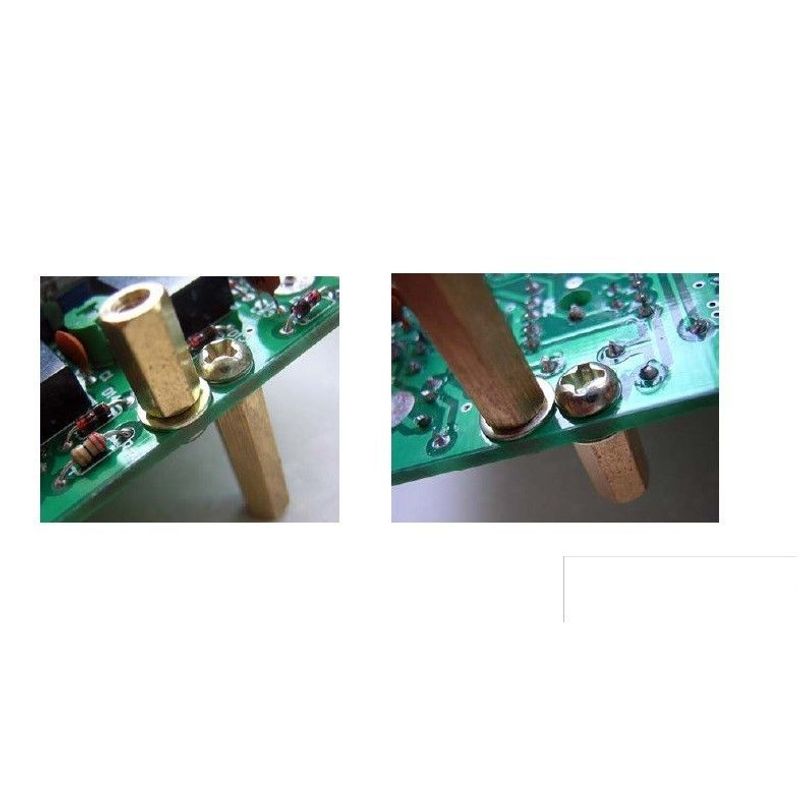 GENERICO - Separador M3x10mm Poste Separacion Laton Pcb Pillars x 2 Unidades