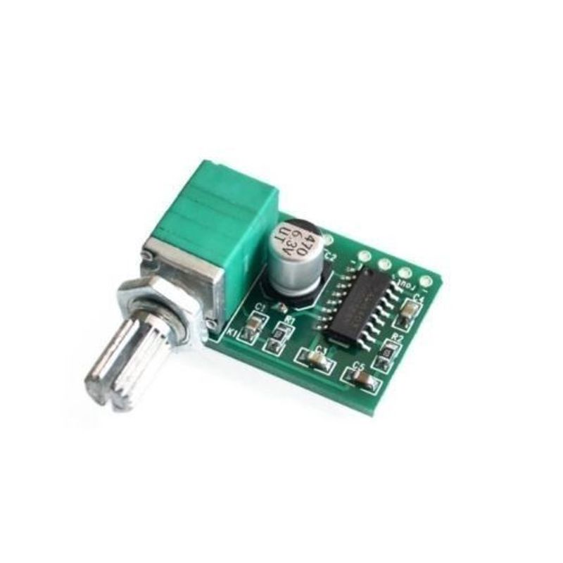 GENERICO - Amplificador Audio Estereo Pam8403 Variable GF1002 5V 2x3W 3W Dos Canales