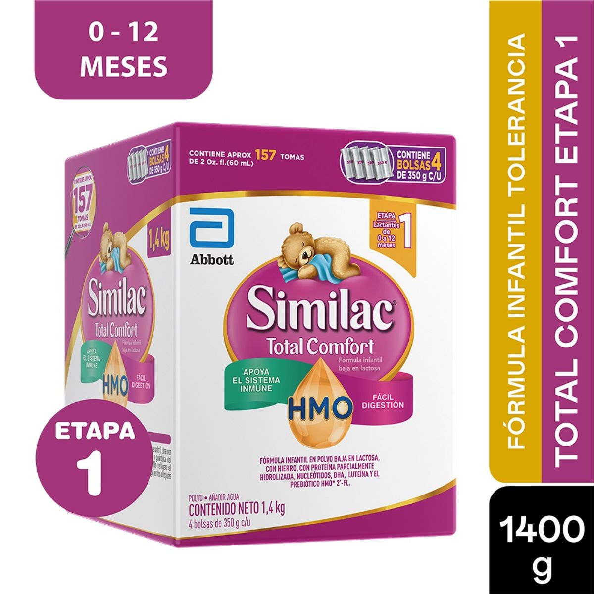 SIMILAC - FORMULA INFANTIL SIMILAC ETAPA 1 0-12MESES X 1400G