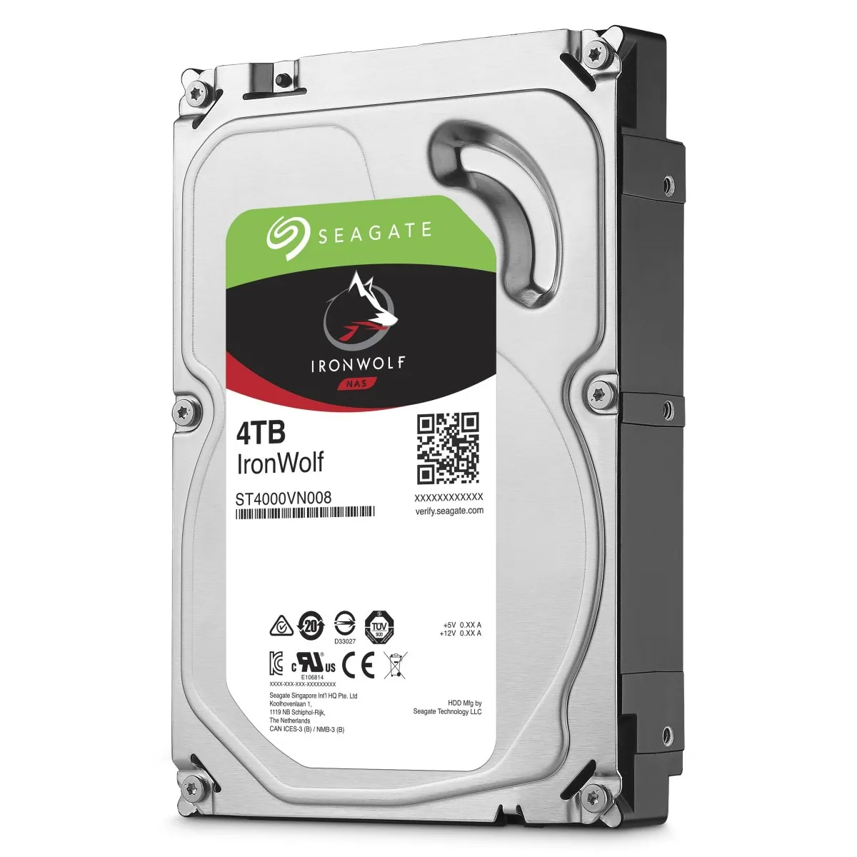 SEAGATE - Disco Duro Interno Seagate IronWolf NAS 4TB
