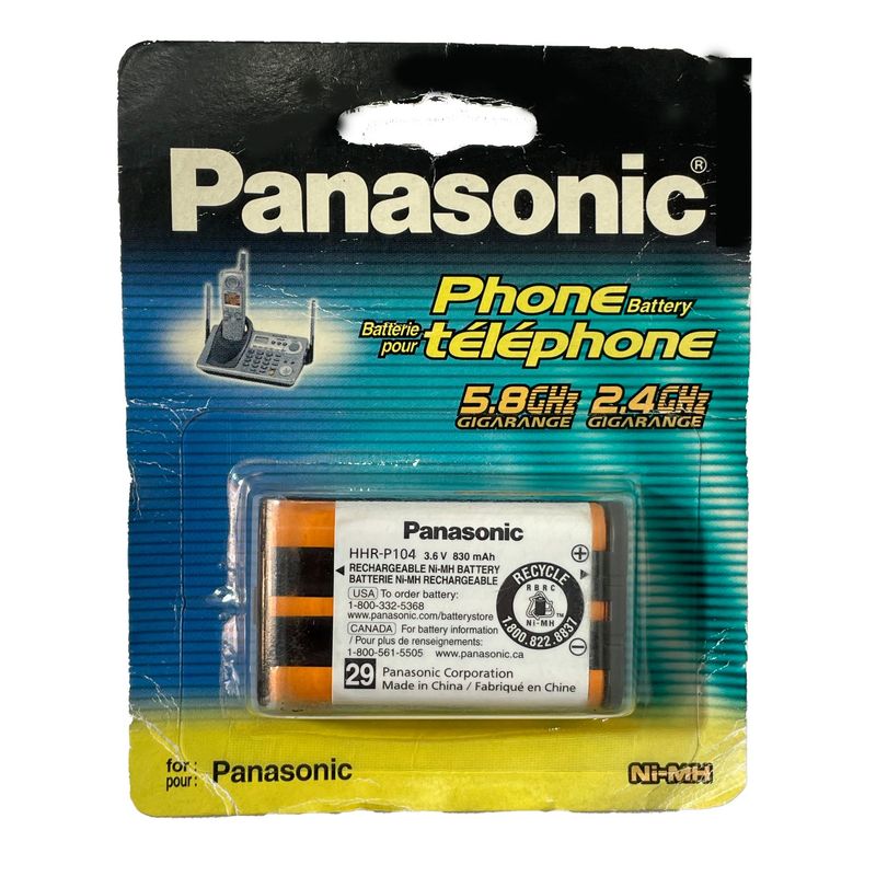 PANASONIC - Pila Batería Panasonic Ni-mh Para Telefono