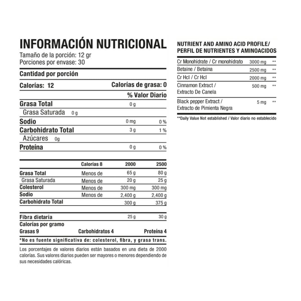 GENERICO - Cr2 Creatine 60 Servicios Piña Colada
